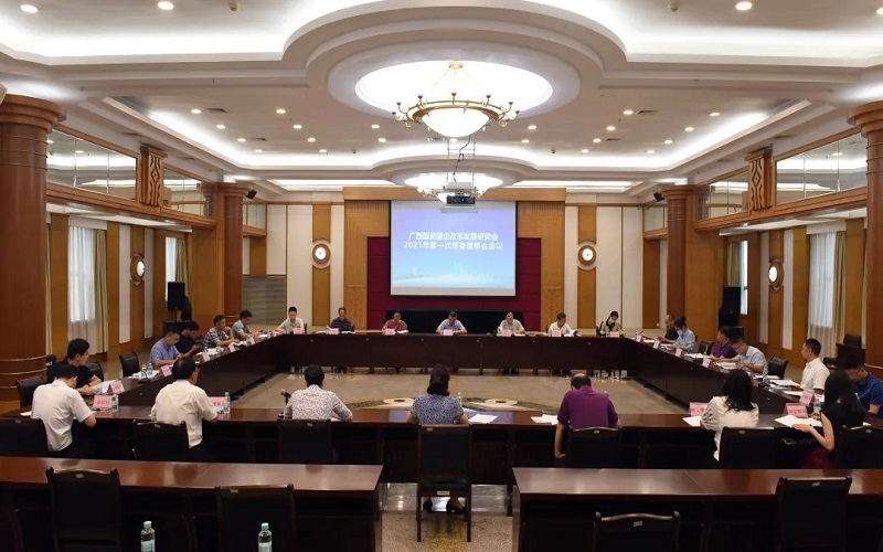 智库动态|广西国资国企鼎新发展钻研会召开2021年第一次常务理事会