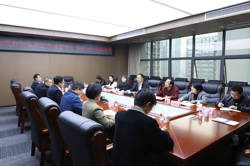 广西天然资源生态建复中心到广西工程征询集团调研互换